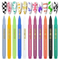 12PCS Gel vernis à ongles stylo séchage rapide vernis à ongles Gel stylo Nail Art outil pour femmes filles ongles beauté