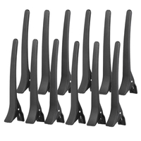 12pcs pince crocodile pince à cheveux crocodile pince à cheveux