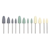12pcs Silicone Polisseuses Perceuses Dentaires à Faible Vitesse Meuleuses Têtes Dentisterie Équipement Dents Polissage et Lissage Outil Dentaire