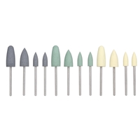 12pcs Silicone Polisseuses Perceuses Dentaires à Faible Vitesse Meuleuses Têtes Dentisterie Équipement Dents Polissage et Lissage Outil Dentaire