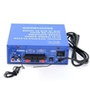 12V / 220V Mini Amplificateur de puissance audio BT Récepteur audio numérique AMP USB Slot SD Lecteur MP3 Radio LCD Écran avec télécommande Dual Channel 300W + 300W pour une utilisation domestique