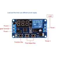 12V LED affichage Automation Digital Delay Timer Control Switch Module de relais