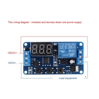 12V LED Automation Delay Timer Control Switch Module relais avec étui