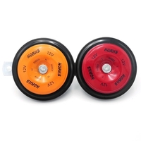 12V universel électrique voiture klaxon haut bas ton klaxon étanche rond haut-parleurs 110dB pour voitures motos vélos Scooters
