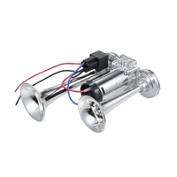12V universel voiture Air klaxon simple trompette klaxon avec compresseur 130dB fort Airhorns pour voitures motos vélos Scooters