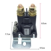12VDC 500A AMP lourd actuel 4 Pin SPST Car Relais Auto Start Contacteur Double Batteries Isolator Off On contrôle pour le système multi-batterie Forklift Automotive Engineering