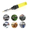 13 en 1 13Pcs Kit de Fer à Souder 26ml Électronique Complète Set Outil de Soudure Stylo Réparateur de Voiture Soudure des Gaz Soudure Torche Auto-Allumage Extérieur / Jaune Transparent