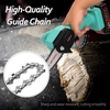 133mm Mini Portable 65Mn Chainsaw Chain 28E-Chain Link 14T Electric Saw Replacement Accessory for Wood Cutting
