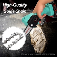 133mm Mini Portable 65Mn Chainsaw Chain 28E-Chain Link 14T Electric Saw Replacement Accessory for Wood Cutting