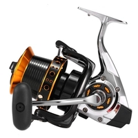 13BB Spinning Reel 4.0: 1 Rapport de vitesse Grands moulinets de pêche à la traîne avec poignée gauche et droite pliable interchangeable