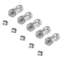 1/4 "-20 à 3/8" -16 Fileté Adaptateur À Vis Femelle Spigot Réducteur Douille Vis Mont Set pour Appareil-photo Trépied Monopode Ballhead Flash Light Stand Épaulière
