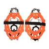 14 Dents de manganèse Crampons acier Nylon Strap chaussures antidérapantes couverture extérieure Ski Neige Glace Dispositif randonnée