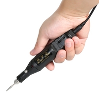 14pcs 100v-240v mini broyeur électrique outil de forage stylo à gravure rotative à vitesse variable Carve Tool Set pour le polissage de fraisage