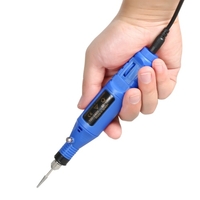 14pcs 100v-240v mini broyeur électrique outil de forage stylo à gravure rotative à vitesse variable Carve Tool Set pour le polissage de fraisage