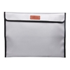 15 * 11 pouces pochette de support de sac de document ignifuge non-démangeaisons enduit de silicone de bureau de ménage résistant au feu et à l