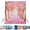 1.5 * 3m / 4.9 * 9.8ft Video Studio Photo Fond de fond Fond Numérique Imprimé Bleu Classique Paroi en bois Plancher de plancher pour adolescent Enfant adulte Enfant Portrait Photographie