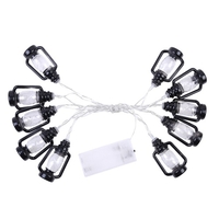 1, 5 mètres 10 LED Fairy String Light 2 * AA B-attery Powered Cell Opertaed Flexible Bendable Conception pliable Blanc chaud pour la fête à la maison (blanc chaud)