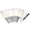 15 PCS Lock Picking Set Kit de verrouillage en acier inoxydable Outil de verrouillage de la formation pratique pour serrurier débutant et professionnel