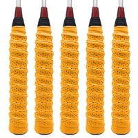 1/5 pièces bande de poignée de raquette Super absorbant Badminton EVA surgrip antidérapant Tennis Grip absorber la sueur raquette collante poignée