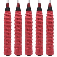 1/5 pièces bande de poignée de raquette Super absorbant Badminton EVA surgrip antidérapant Tennis Grip absorber la sueur raquette collante poignée