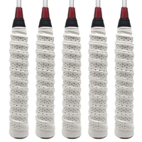 1/5 pièces bande de poignée de raquette Super absorbant Badminton EVA surgrip antidérapant Tennis Grip absorber la sueur raquette collante poignée