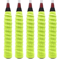 1/5 pièces bande de poignée de raquette Super absorbant Badminton EVA surgrip antidérapant Tennis Grip absorber la sueur raquette collante poignée