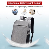 15.6 pouces sac à dos pour ordinateur portable grande capacité Anti-vol sac d