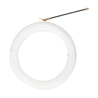 15m Fish Tape Extracteur de câble Outil de traction à travers le mur Enfileur de fil en plastique ABS Câbles électriques Extracteur pour conduit de plafond de cloison sèche