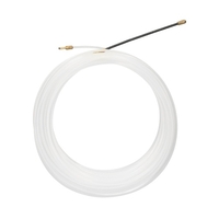 15m Fish Tape Extracteur de câble Outil de traction à travers le mur Enfileur de fil en plastique ABS Câbles électriques Extracteur pour conduit de plafond de cloison sèche