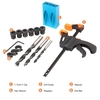 15pcs Kit de gabarit de trou de poche 8mm 10mm Guide de forage d