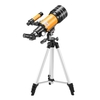 15X-150X 70mm grande ouverture astronomique réfractant monoculaire télescope avec trépied oculaire cache-poussière téléconvertisseur Finder portée pour l