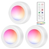 16 couleurs changeantes LED RVB sous la lumière de rondelle de lampe d
