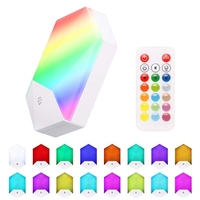 16 couleurs changeantes RGB LEDs lampe de nuit avec contrôleur