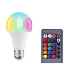 16 couleurs RGB + lampe blanche LED RGBW 3W/5W/10W/15W lumière colorée ampoules décoratives pour la maison avec télécommande