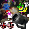 16 modèles RVB LED multicolore lampe de projection rotative lampe de film de Noël intérieur haute luminosité