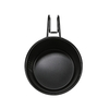 160ml Camping en plein air en acier inoxydable Sierra Tasse avec revêtement en titane noir Camping portable Randonnée Pique-nique BBQ Vaisselle Ustensiles de cuisine