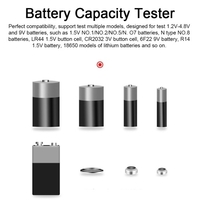 168 PRO Indicateur de capacité de batterie portable du testeur de batterie universel