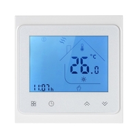16A Programmable Électrique Chauffage au Sol Thermostat Contrôleur de Température Écran Tactile LCD avec Rétro-Éclairage Fonction de Commande Vocale