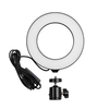 16cm / 6inch Mini LED Ring Light Lampe de remplissage alimentée par USB 3 modes d