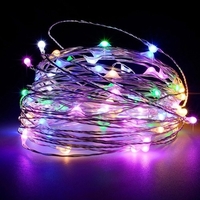 16FT 50LEDs String Lights USB Fairy Lamp Christmas Halloween Décoratif Suspendus Lumières