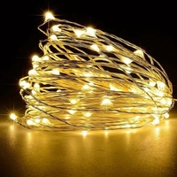16FT 50LEDs String Lights USB Fairy Lamp Christmas Halloween Décoratif Suspendus Lumières