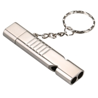 16GB USB3.0 U Disk Whistle USB Flash Drive 2-en-1 Design Portable U Disk Matériau en alliage de zinc Solide et durable Plug and Play Argent