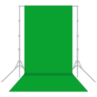 1.6x4m / 5x13ft photographie Studio toile de fond non-tissé écran de fond couleur unie noir
