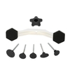 17Pcs Dent Puller Kit avec Hot Melt Glue Gun colle Sticks pour voiture Body Dent Repair