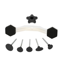 17Pcs Dent Puller Kit avec Hot Melt Glue Gun colle Sticks pour voiture Body Dent Repair
