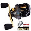 18 + 1 BB roulement de pêche Baitcast Reel Haute Vitesse 7.2: 1 Moulinet De Pêche Bait Cast Wheel Gauche/Droite Main Accessoire De Pêche