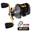 18 + 1 BB roulement de pêche Baitcast Reel Haute Vitesse 7.2: 1 Moulinet De Pêche Bait Cast Wheel Gauche/Droite Main Accessoire De Pêche