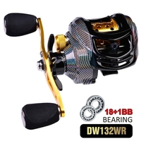 18 + 1 BB roulement de pêche Baitcast Reel Haute Vitesse 7.2: 1 Moulinet De Pêche Bait Cast Wheel Gauche/Droite Main Accessoire De Pêche