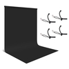 1.8 * 2.8m / 6 * 9ft Photographie Fond Écran Portrait Photographie Décors Photo Studio Props Durable Lavable avec 4pcs Clips Élastiques