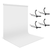 1.8 * 2.8m / 6 * 9ft Photographie Fond Écran Portrait Photographie Décors Photo Studio Props Durable Lavable avec 4pcs Clips Élastiques